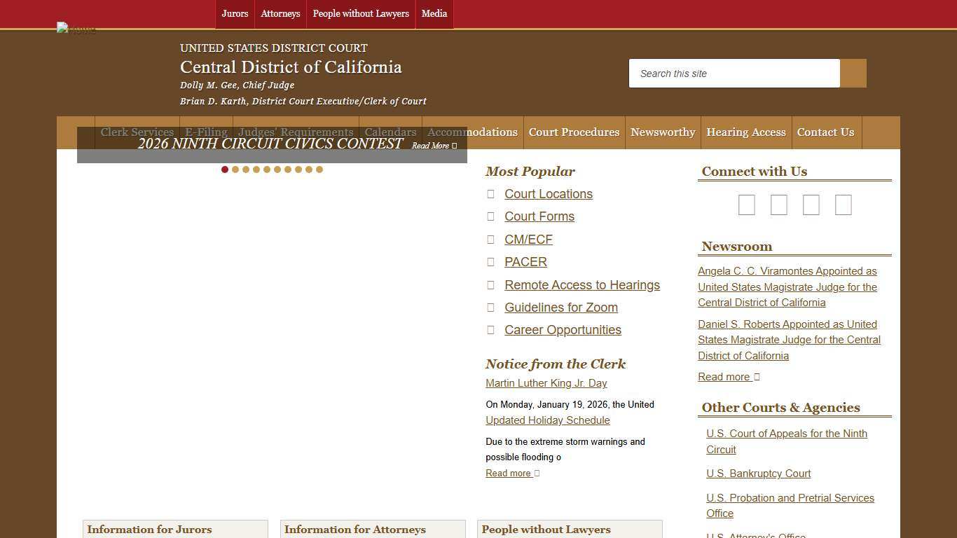 Central District of California United States District Court